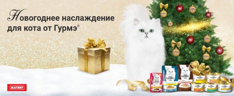 Акция Гурмэ «Новогоднее наслаждение для кота»